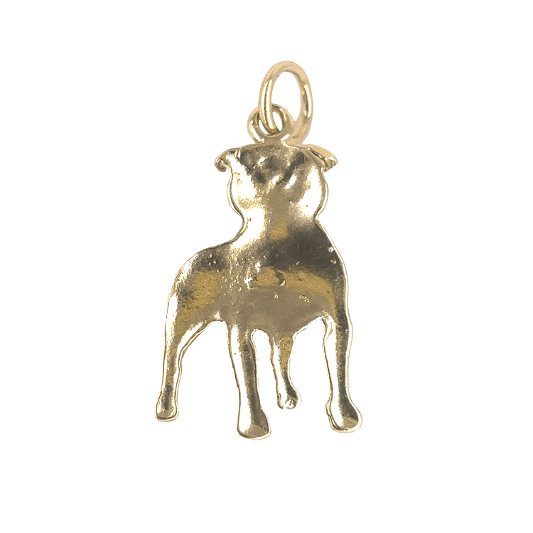 Unisex 9ct Yellow Gold Dog Pendant - 4g - Hyman’s Jewellers