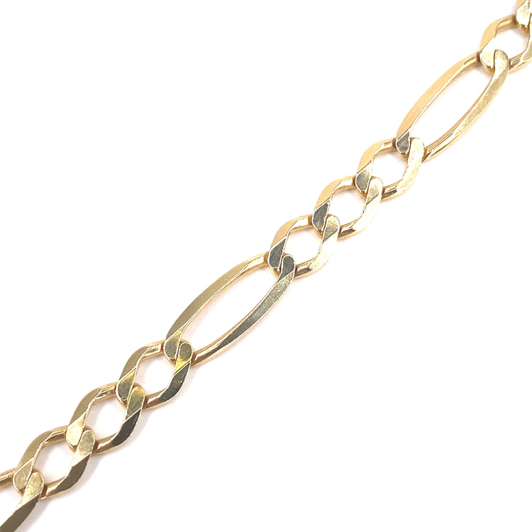 Unisex 9ct Yellow Gold Figaro Chain - 16.9g 24” - Hyman’s Jewellers
