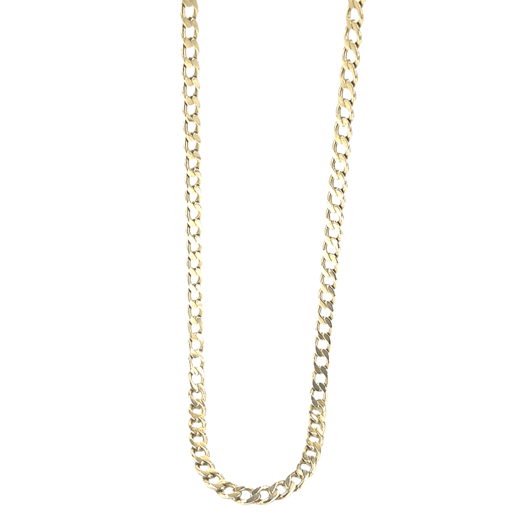 Unisex Classic Yellow Gold Curb Chain Necklace - 21.4g - Hyman’s Jewellers