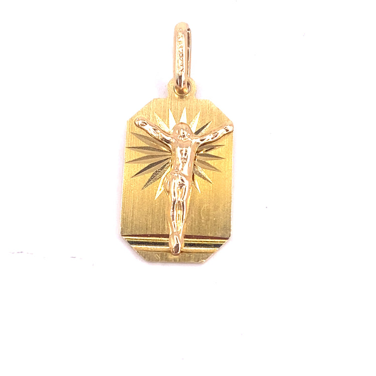 Unisex Crucifix pendant - 1.2g - Hyman’s Jewellers