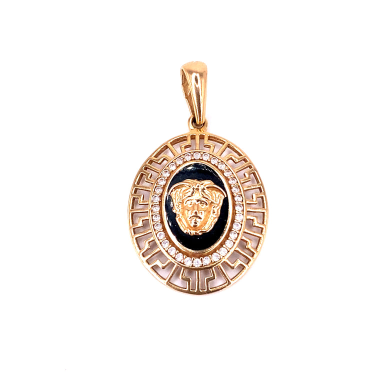 Women’s 14ct Rose Gold Medusa Head Pendant - 3G - Hyman’s Jewellers