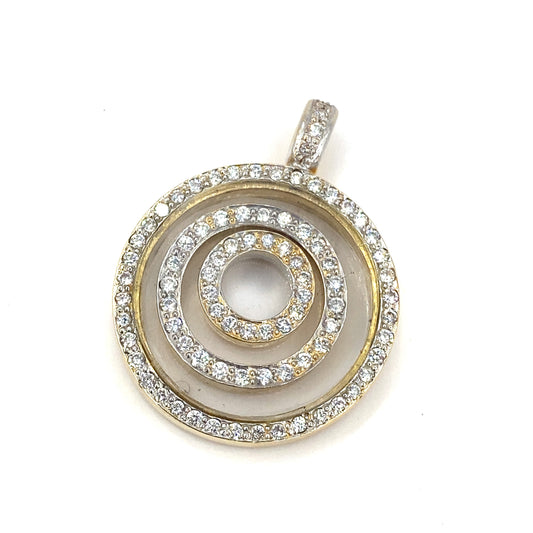 Women’s 18ct Floating Diamond Pendant - Hyman’s Jewellers