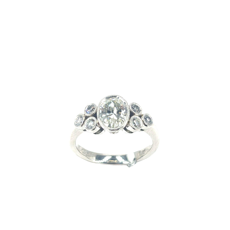 Women’s 18ct White Gold Charles Greig Diamond Ring - Hyman’s Jewellers