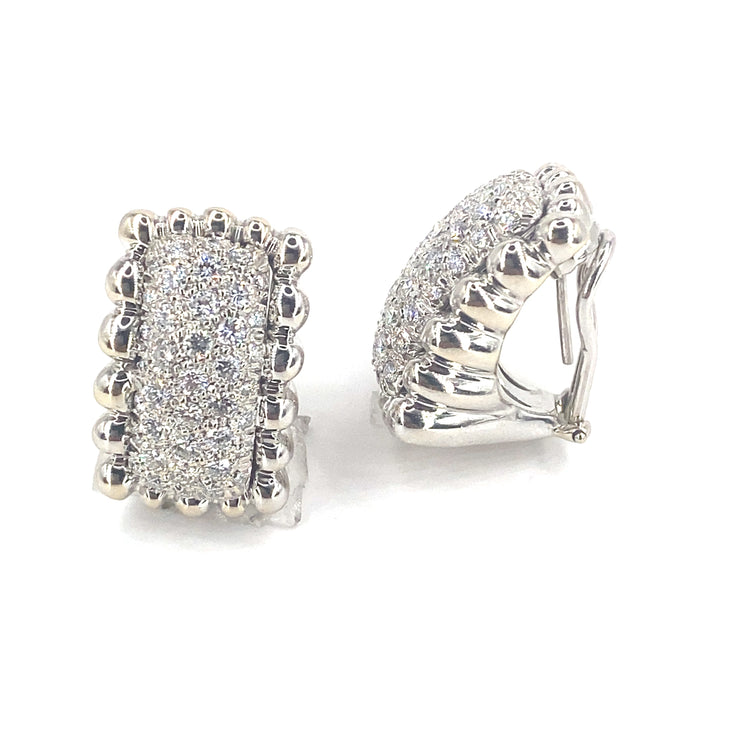 Women’s 18ct White Gold Diamond Earrings - 2cts - Hyman’s Jewellers