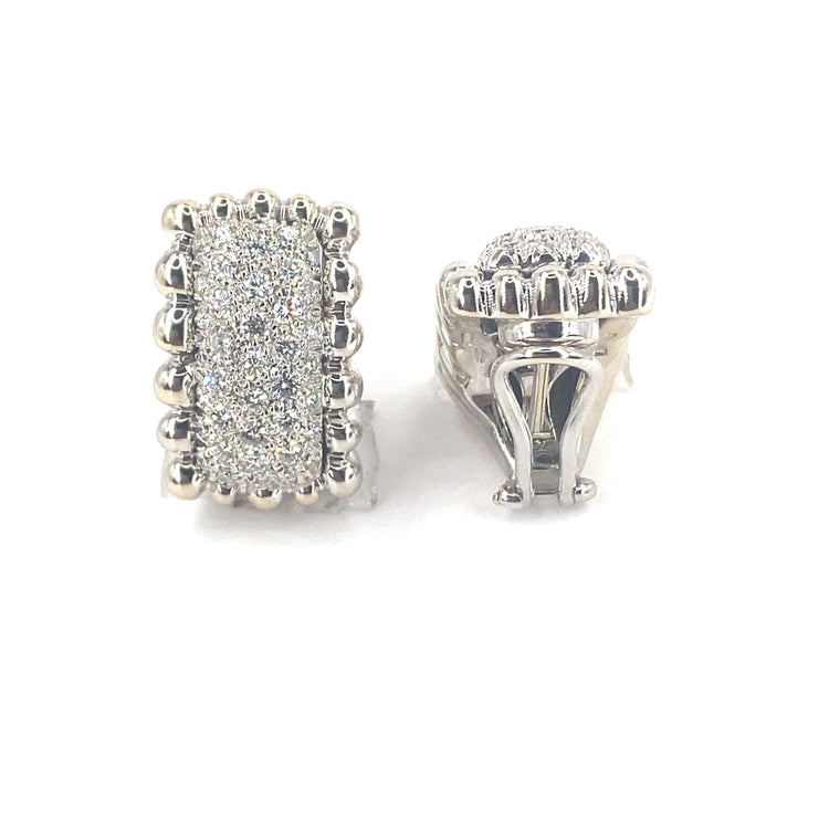 Women’s 18ct White Gold Diamond Earrings - 2cts - Hyman’s Jewellers
