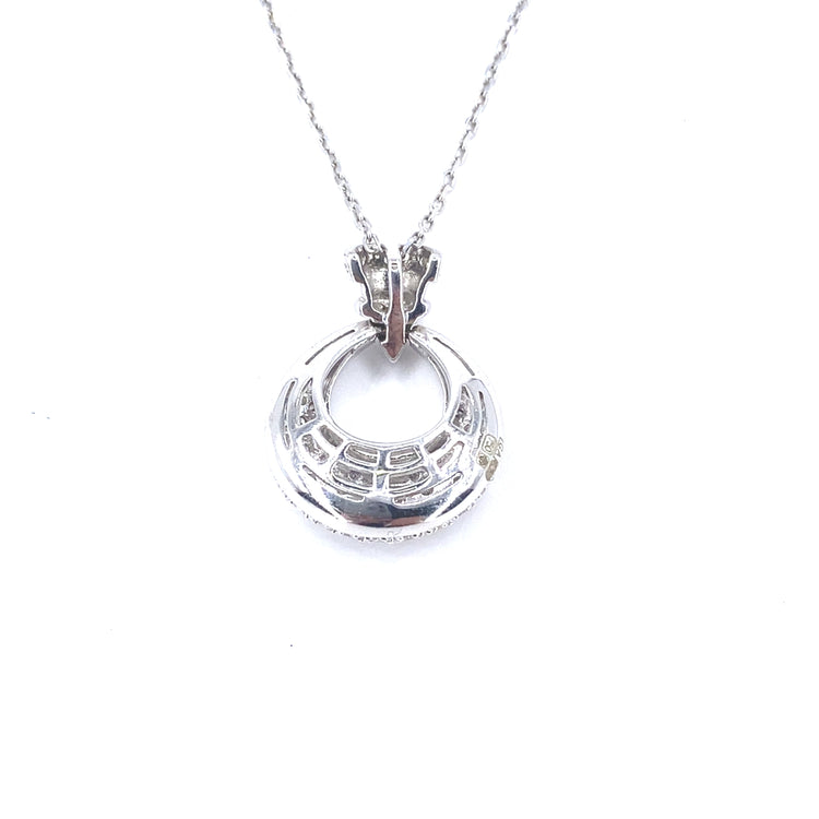 Women’s 18ct White Gold Diamond Pendant - 0.50ct - Hyman’s Jewellers