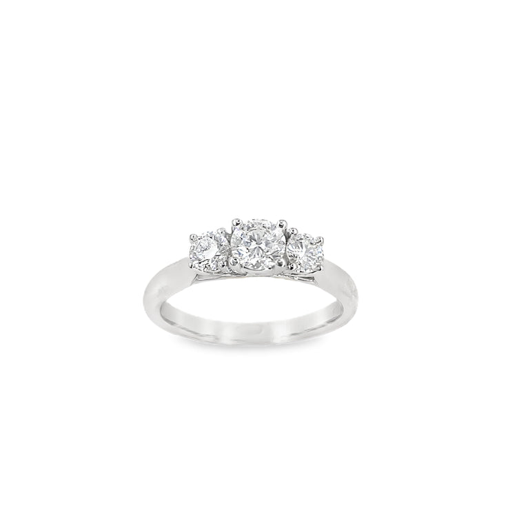 Women’s 18ct White Gold Trilogy Ring - 0.50ct - Hyman’s Jewellers