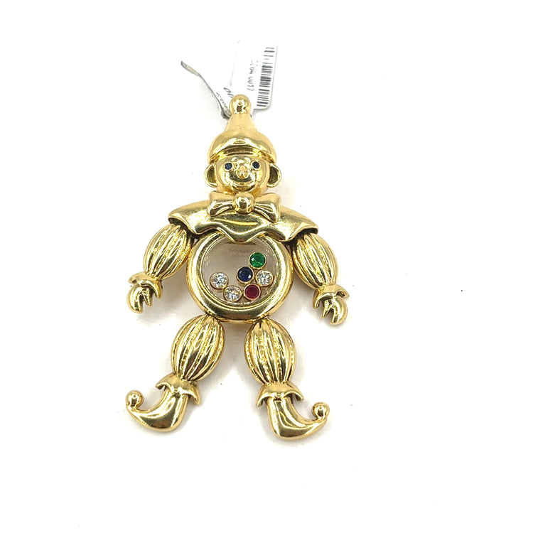 Women’s 18ct Yellow Gold Diamond Chopard Clown Pendant - Hyman’s Jewellers