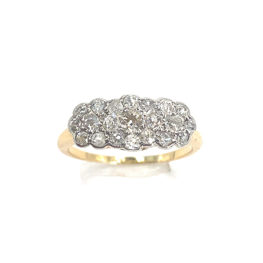 Women’s 18ct Yellow Gold Diamond Victorian Ring - Hyman’s Jewellers