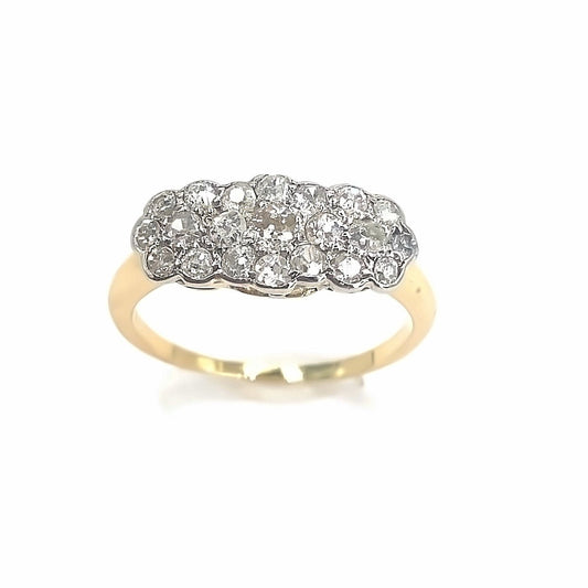 Women’s 18ct Yellow Gold Diamond Victorian Ring - Hyman’s Jewellers