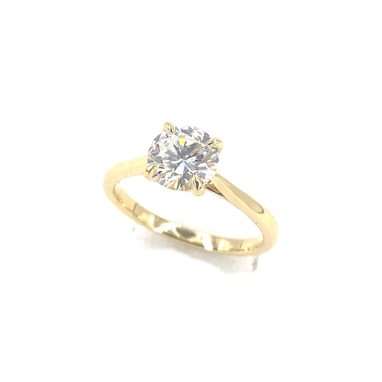 Women’s 18ct Yellow Gold Solitaire Natural Diamond Ring - 1.04ct - Hyman’s Jewellers