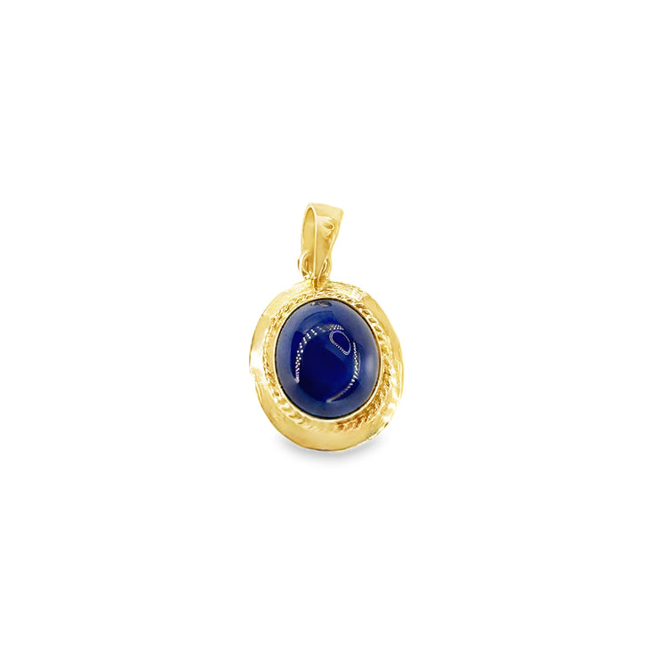 Women’s 18ct Yellow Gold Star Sapphire Set - 12.8g - Hyman’s Jewellers