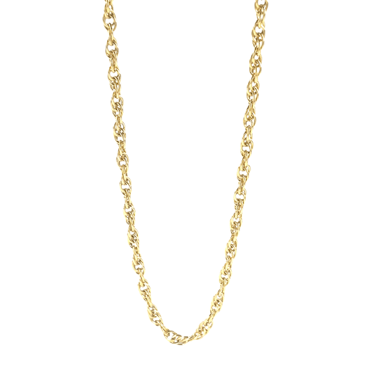 Women's 9ct Classic Yellow Gold Chain Necklace - 11g - Hyman’s Jewellers