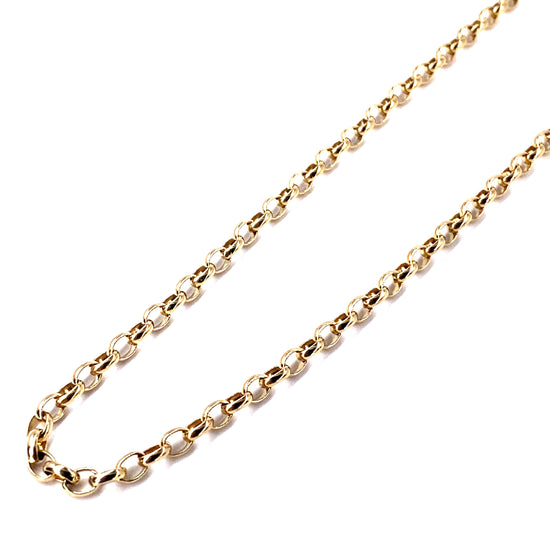 Womens 9ct Yellow Gold Belcher Chain - 12.4g 24” - Hyman’s Jewellers
