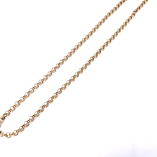 Women’s 9ct Yellow Gold Belcher Chain 24” 11.4g - Hyman’s Jewellers