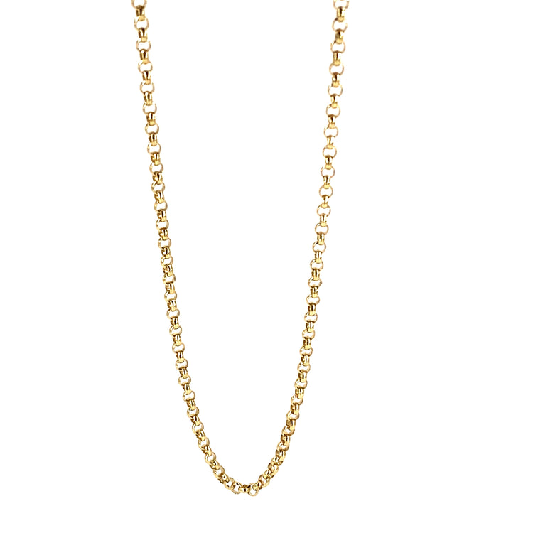 Women’s 9ct Yellow Gold Belcher Chain - 24” 8.9g - Hyman’s Jewellers