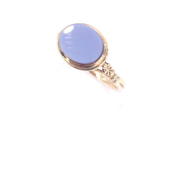 Women’s 9ct Yellow Gold Carnelian Ring - 3.5g - Hyman’s Jewellers