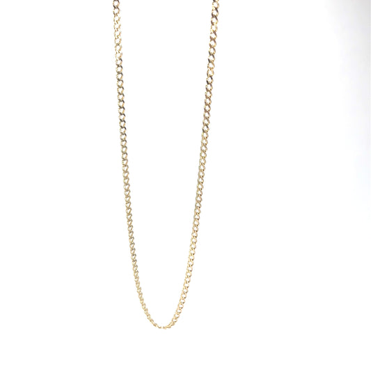 Women’s 9ct Yellow Gold Curb Chain - 20” 3G - Hyman’s Jewellers