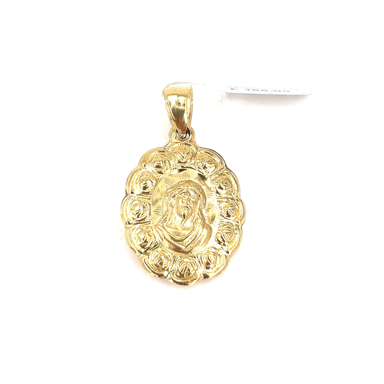 Women’s 9ct Yellow Gold Hollow Madonna Pendant - Hyman’s Jewellers