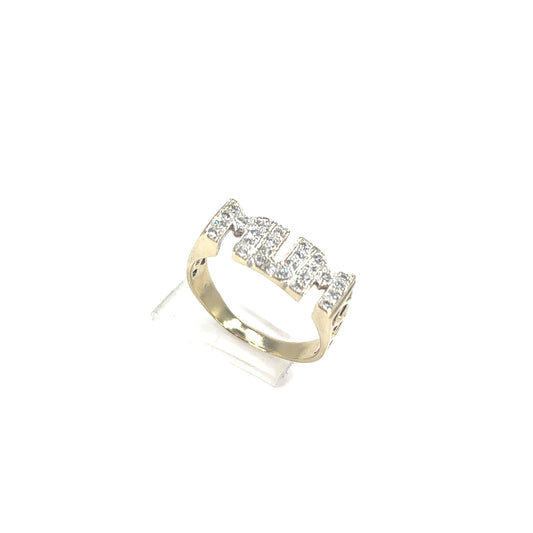 Women’s 9ct Yellow Gold Mum Ring - 1.2g - Hyman’s Jewellers