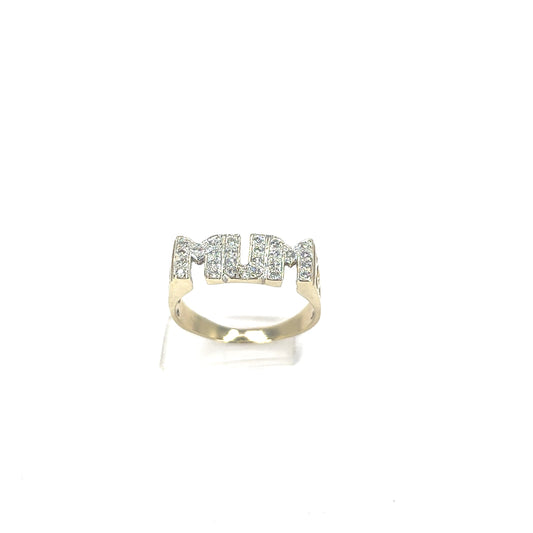 Women’s 9ct Yellow Gold Mum Ring - 1.2g - Hyman’s Jewellers