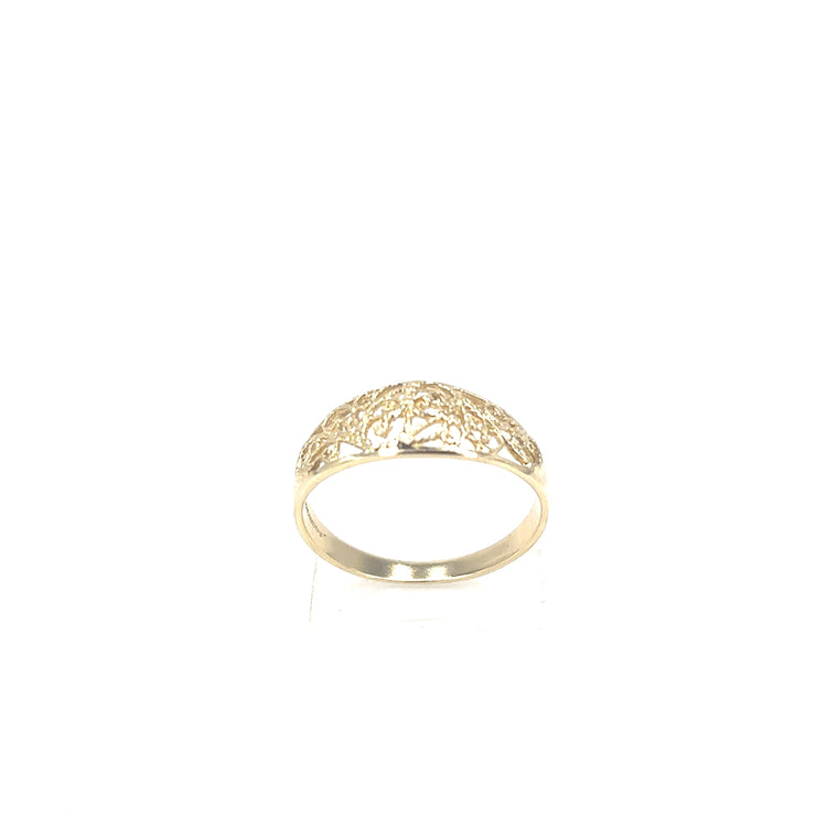 Women’s 9ct Yellow Gold Openwork Ring - 2.1g - Hyman’s Jewellers