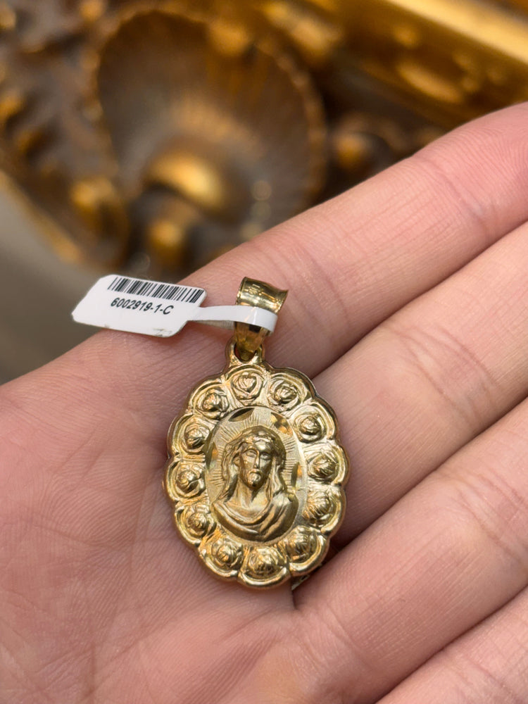 Women’s 9ct Yellow Gold Religious Image Pendant - Hyman’s Jewellers