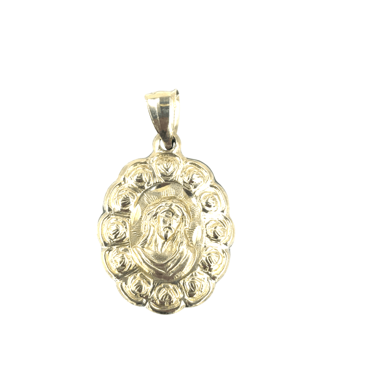 Women’s 9ct Yellow Gold Religious Image Pendant - Hyman’s Jewellers