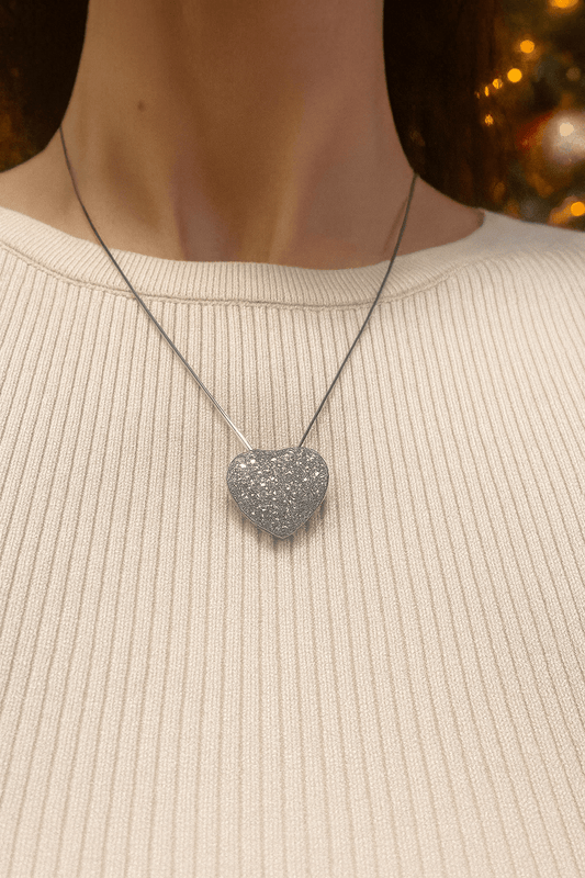 Women's Platinum Heart Diamond Pendant & Necklace - 1.5cts - Hyman’s Jewellers