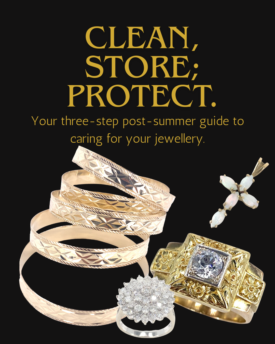 Post-Summer Jewellery Care: Clean, Store, Protect ✨🧼 🧽 🧴