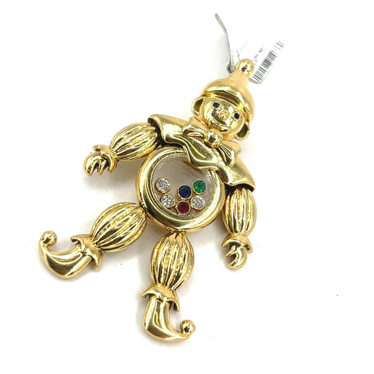 Women’s 18ct Yellow Gold Diamond Chopard Clown Pendant