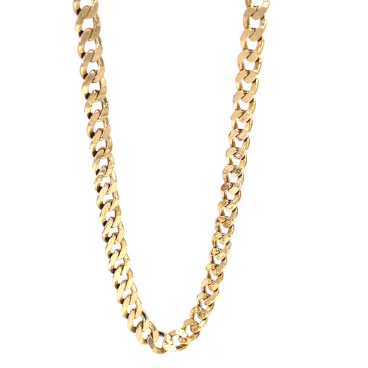 Men’s 9ct Yellow Gold Chain - 22” 32.2g