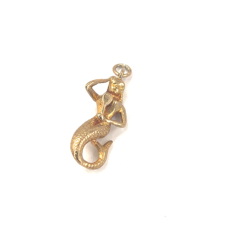 Women’s 9ct Yellow Gold Mermaid Charm - 3G