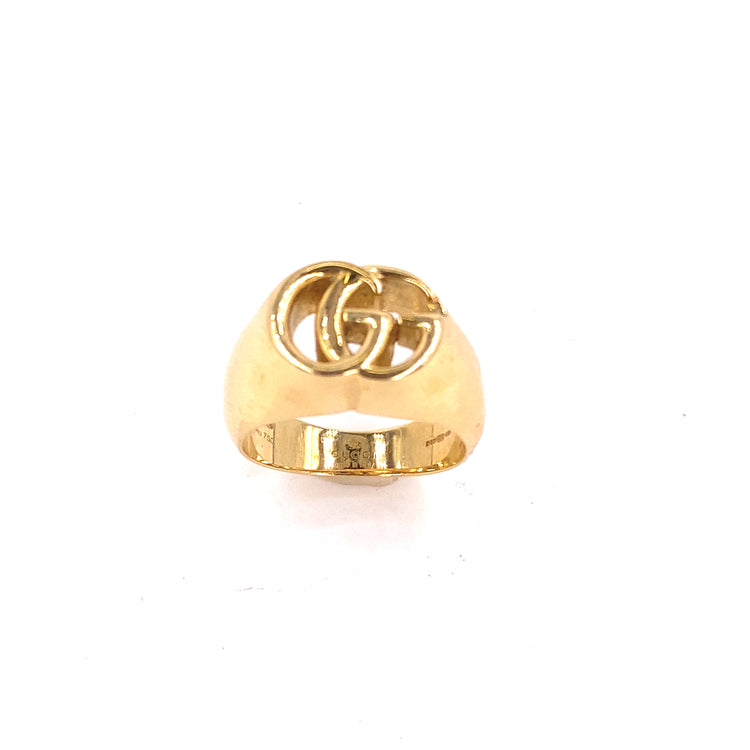 Unisex 18ct Yellow Gold Gucci Ring -12g