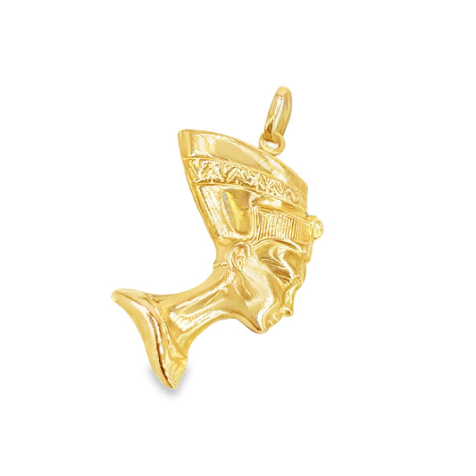 Women’s 9ct Yellow Gold Nefertiti Pendant - 2.3G