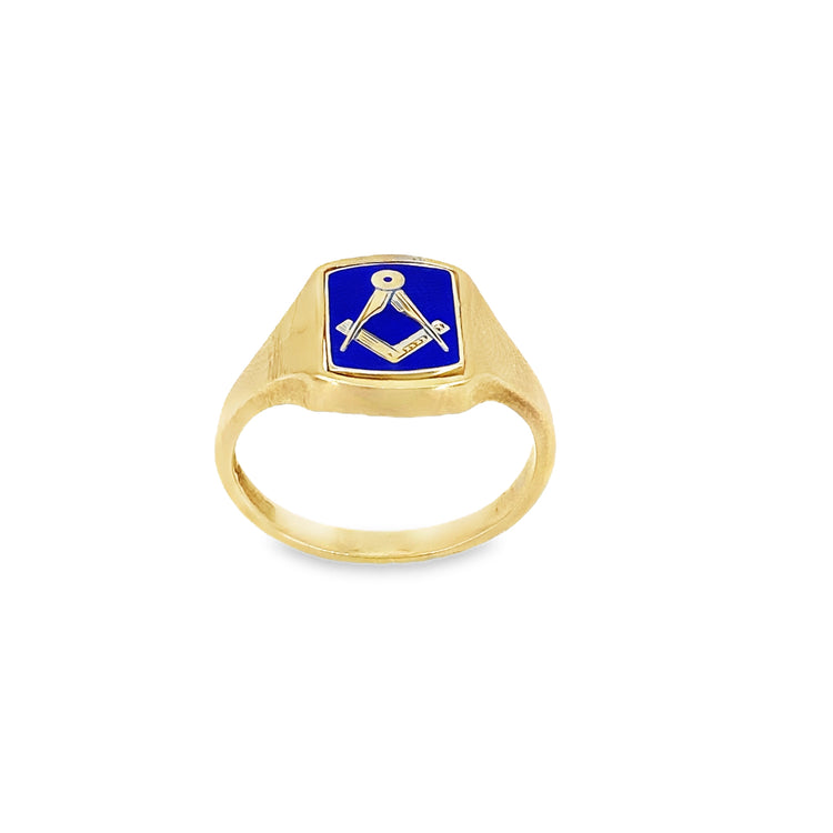 Men’s 9ct Yellow Gold Masonic Ring