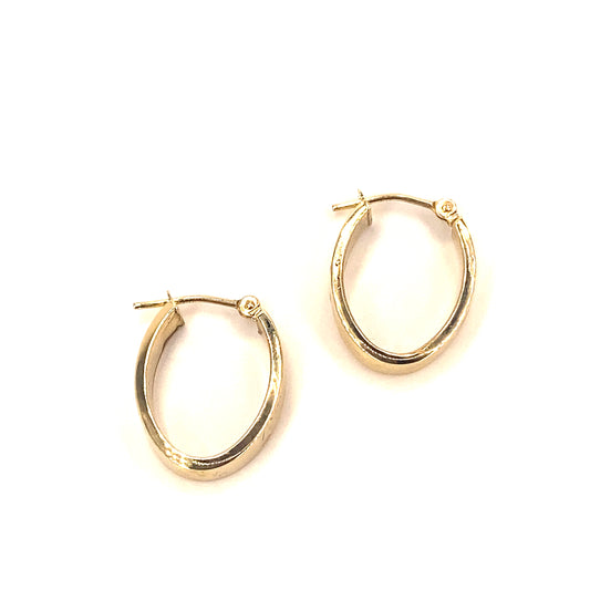 Women’s 9ct Yellow Gold Cuff Hoops - 1g