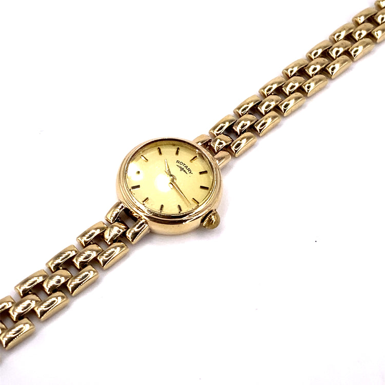 Women’s 9ct Yellow Gold Vintage Rotary Watch -12.2g