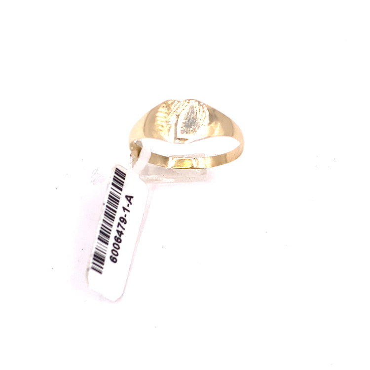 Children’s 9ct Yellow Gold Heart Ring- Size D