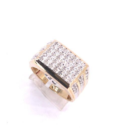 Women’s 9ct Yellow Gold Diamond Ring