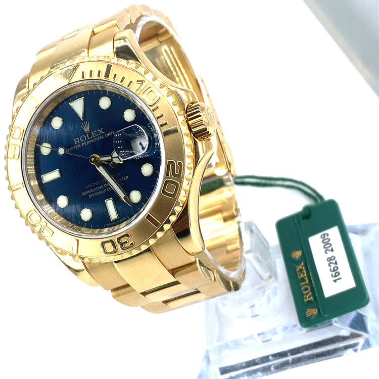 Men's 18ct Yellow Gold Rolex Yacht-Master Oyster Perpetual Date