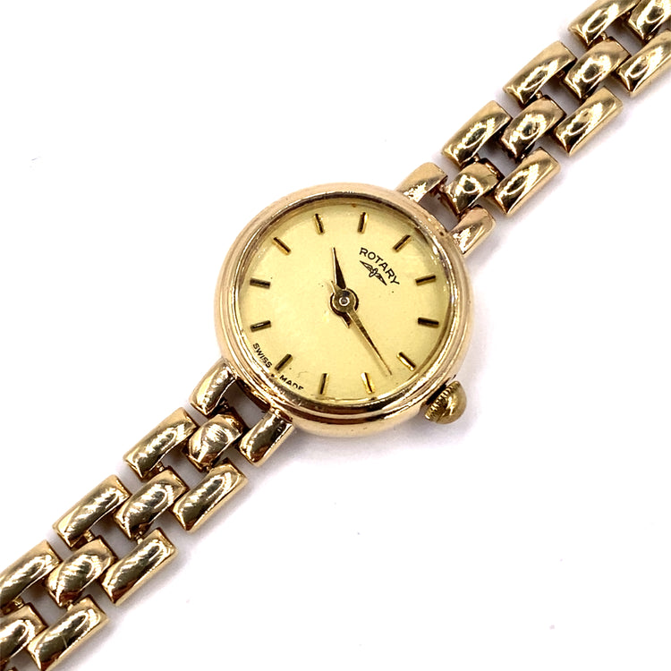 Women’s 9ct Yellow Gold Vintage Rotary Watch -12.2g