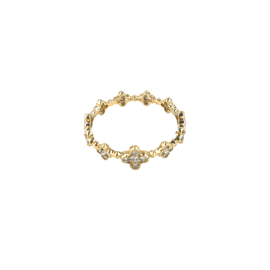 18ct Yellow Gold Diamond Eternity Ring - Hyman’s Jewellers