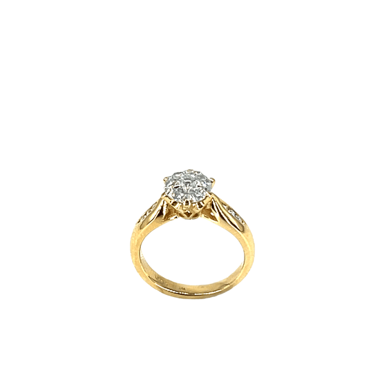 18ct Yellow Gold Diamond Solitaire Ring - Hyman’s Jewellers
