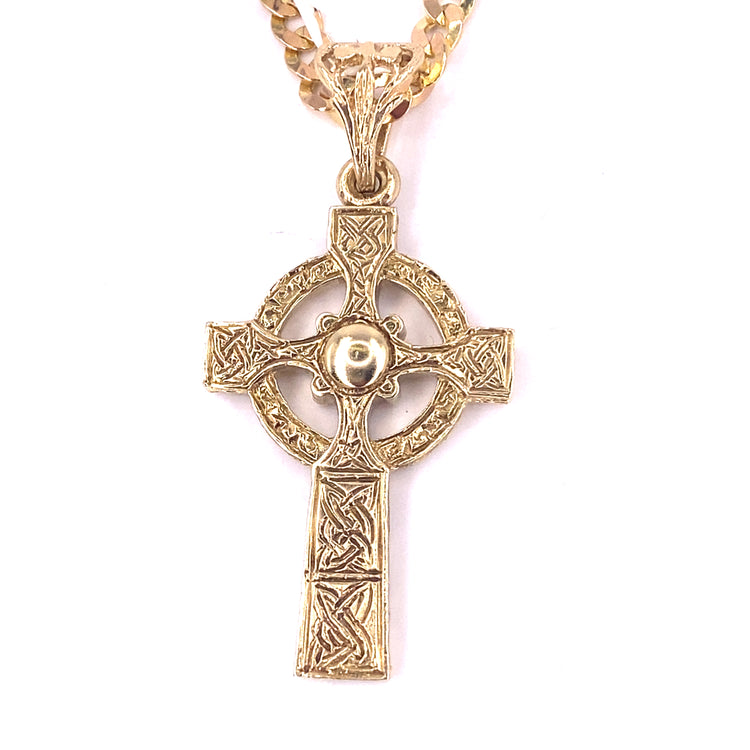 Men’s 9ct Yellow Gold Celtic Cross - 5.4g