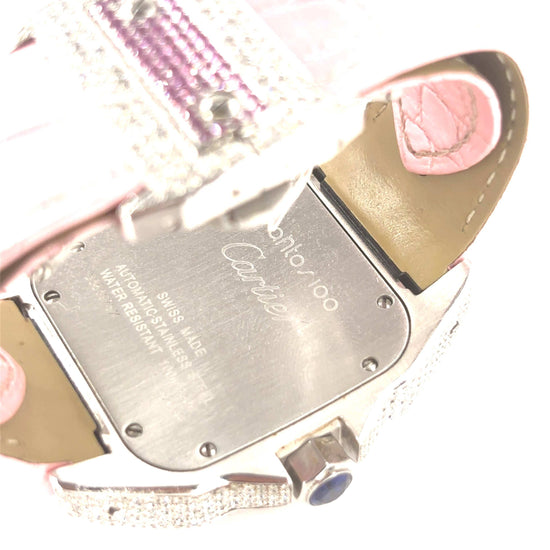 Women’s Cartier Santos 100 XL “Pink Panther" Watch