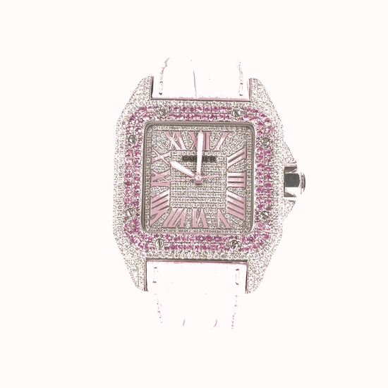 Women’s Cartier Santos 100 XL “Pink Panther" Watch