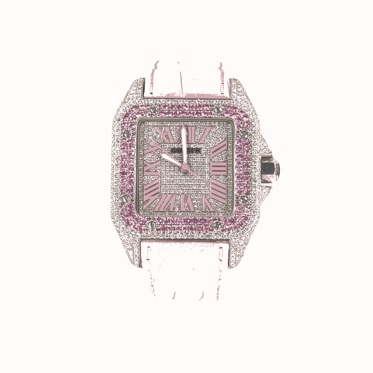 Women’s Cartier Santos 100 XL “Pink Panther" Watch