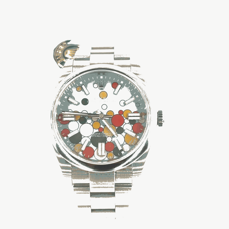 Men's Rolex Oyster Perpetual  Watch - Turquoise 'Celebration Dial', 2024