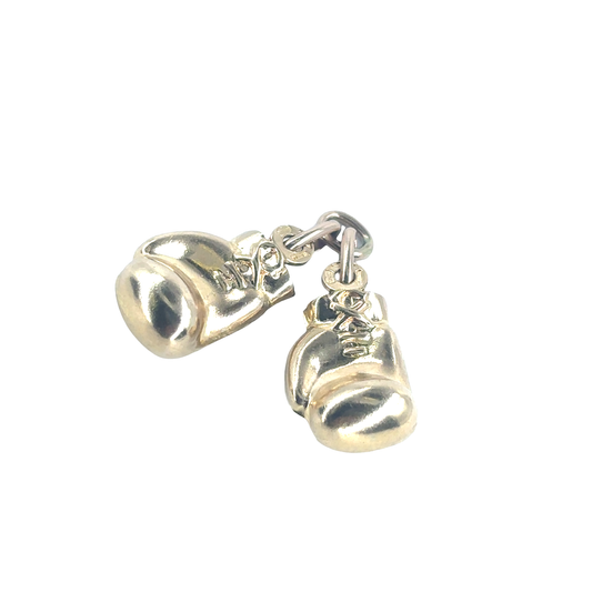 Men’s 9ct Yellow Gold Hollow Boxing Glove Pendant - 1.9g 1.5cm